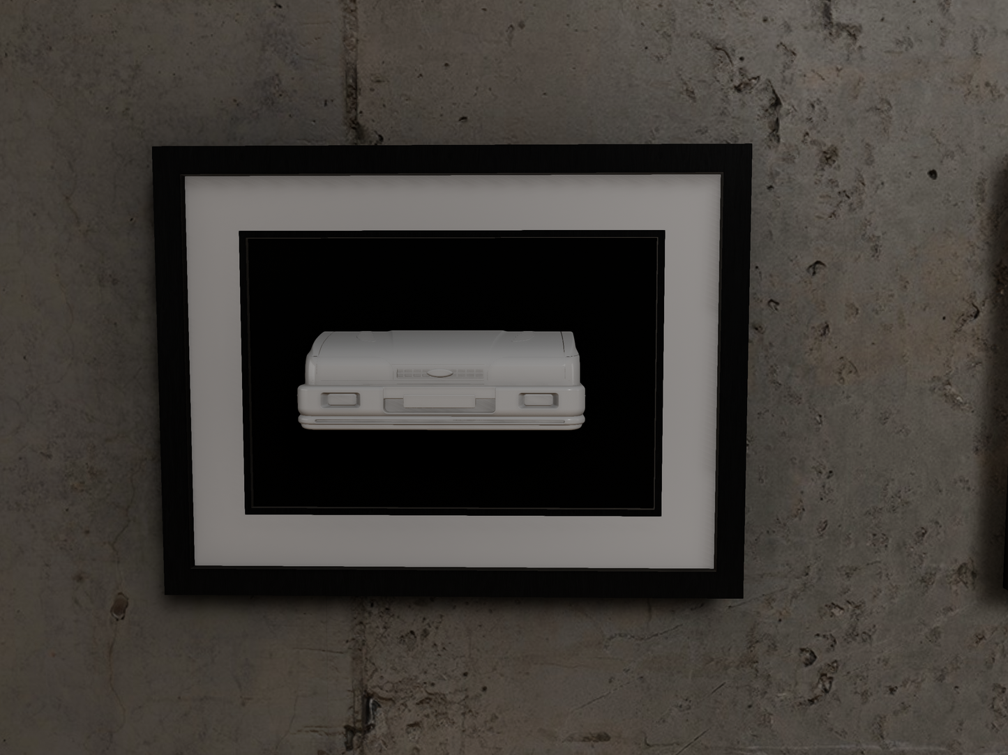 Sierra sapphire cosworth car wall art, garage decor, Ford