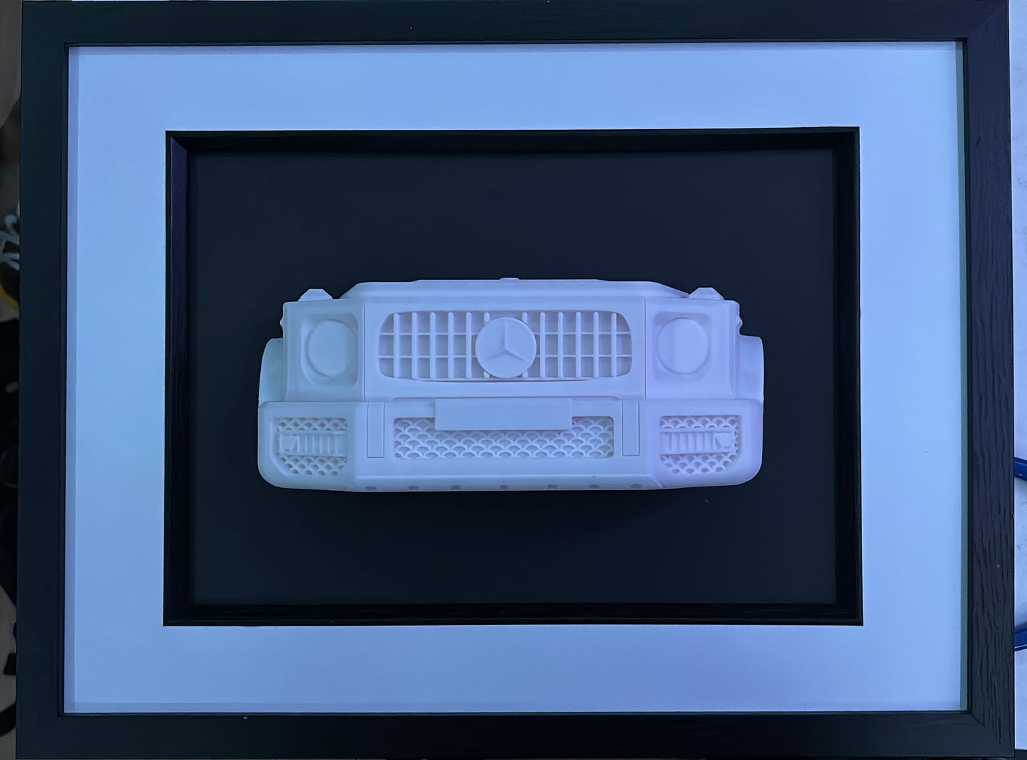 Mercedes G wagon wall decor. Car sculpture, garage decor