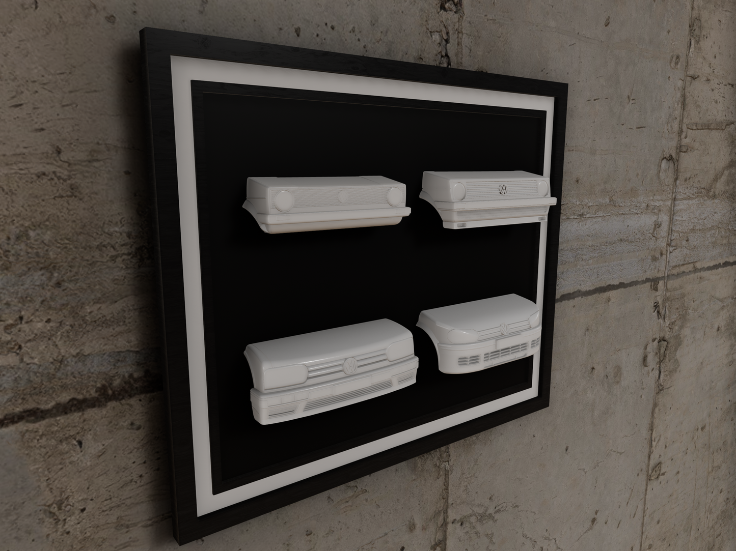 Golf GTI collection 3D wall sculpture, car artwork