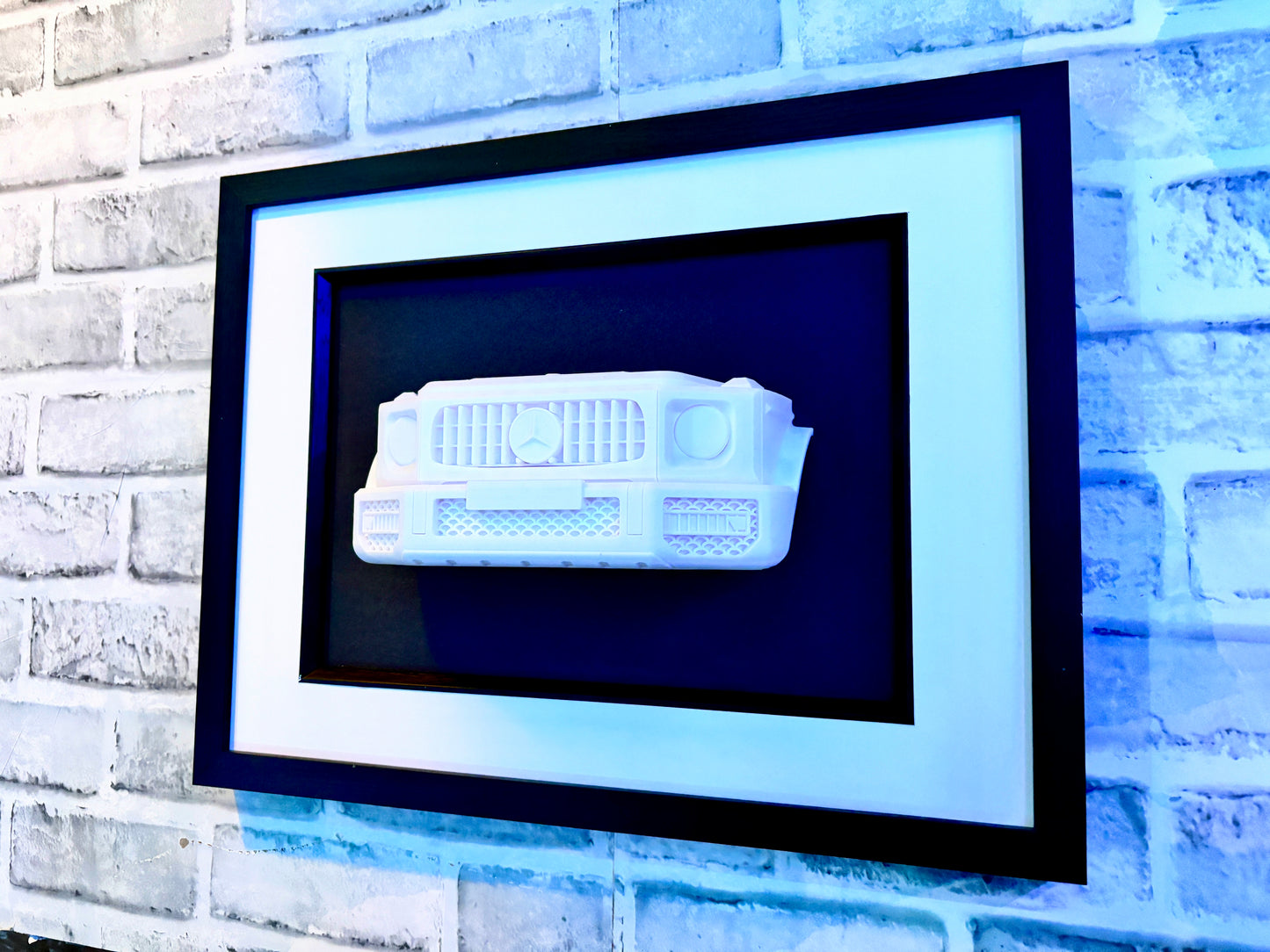 Mercedes G wagon wall decor. Car sculpture, garage decor