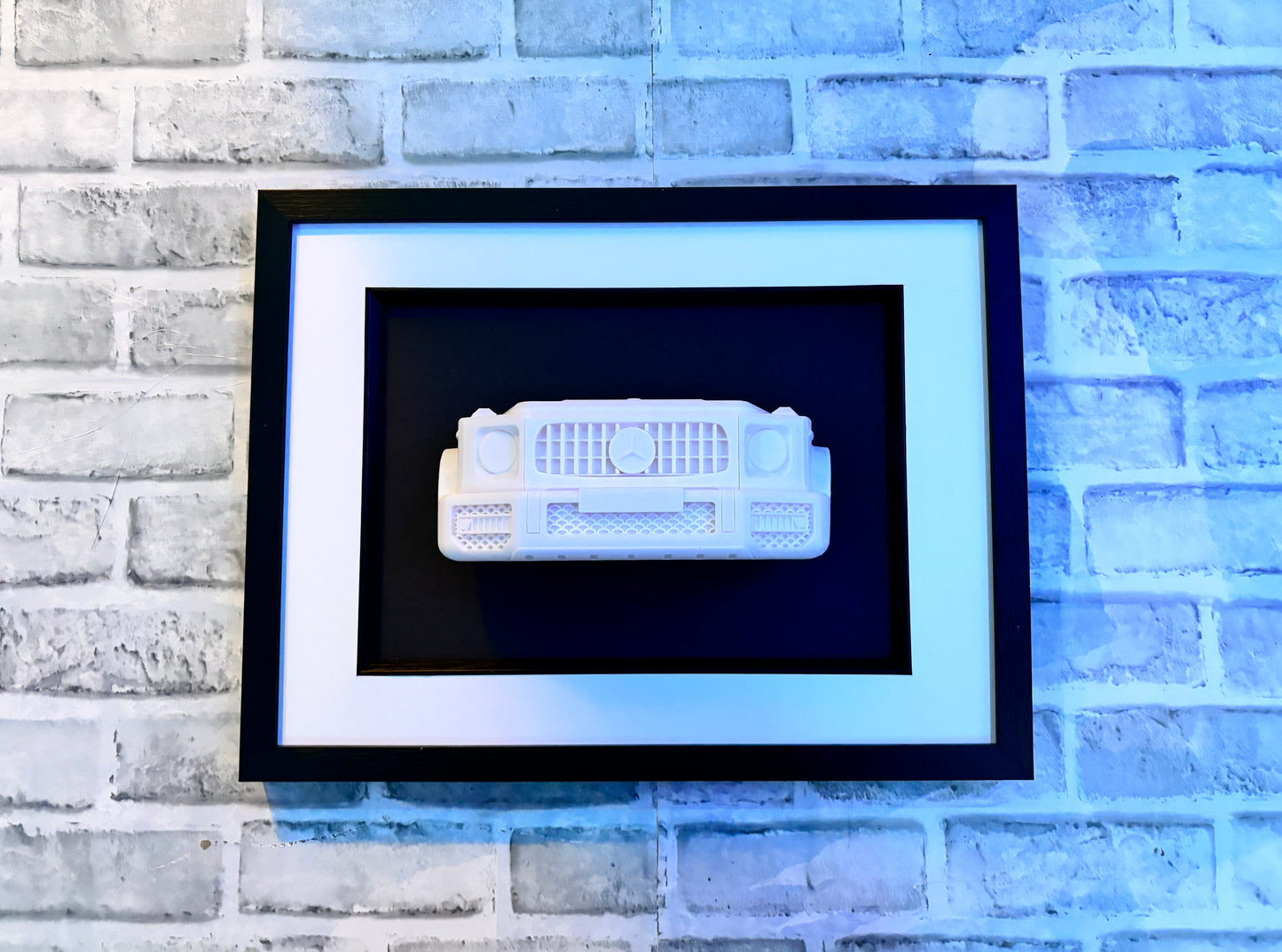 Mercedes G wagon wall decor. Car sculpture, garage decor