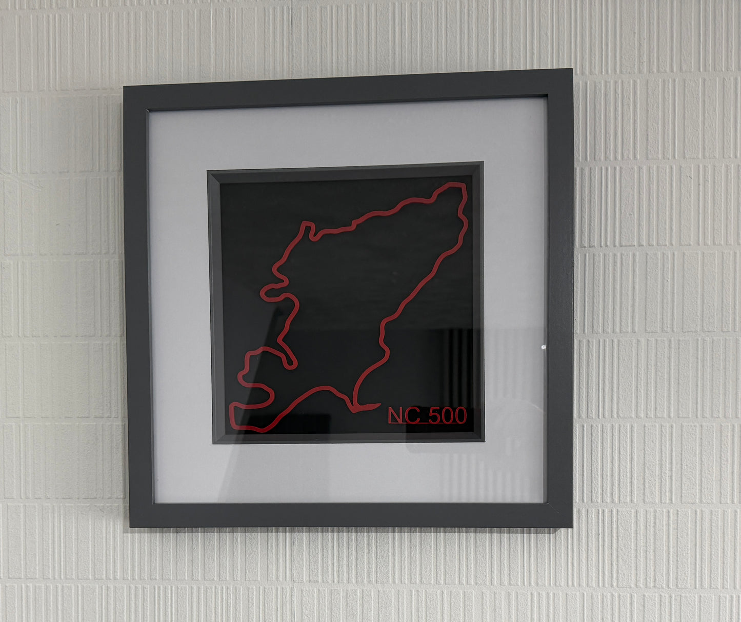 north coast 500 3D sculpture, garage wall decor
