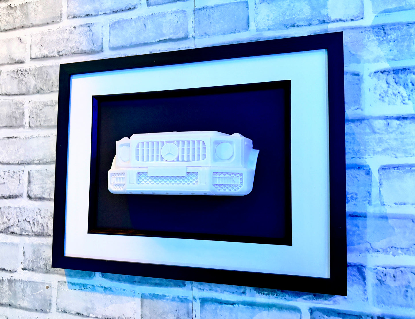 Mercedes G wagon wall decor. Car sculpture, garage decor