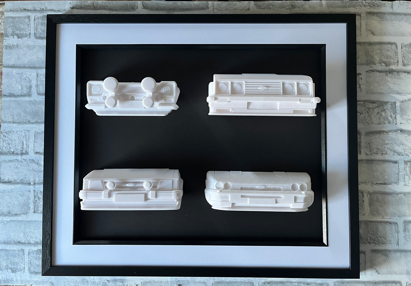 Ford Escort collection 3D wall sculpture, car artwork
