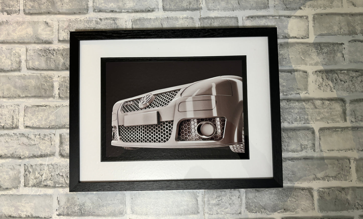 VW Golf GTI mk5 3D render wall art