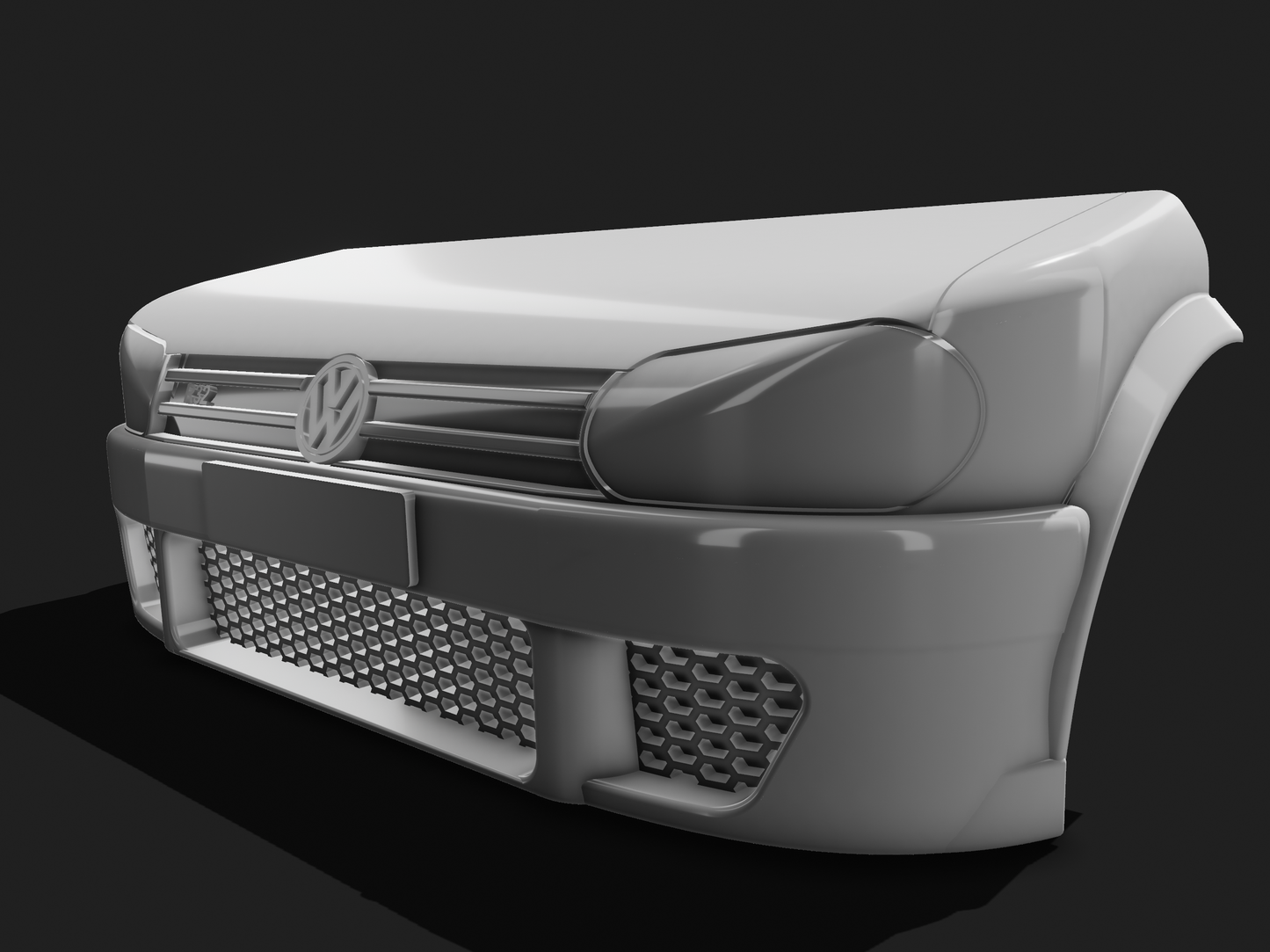 R32 GOLF MK4 wall art, 3D decor