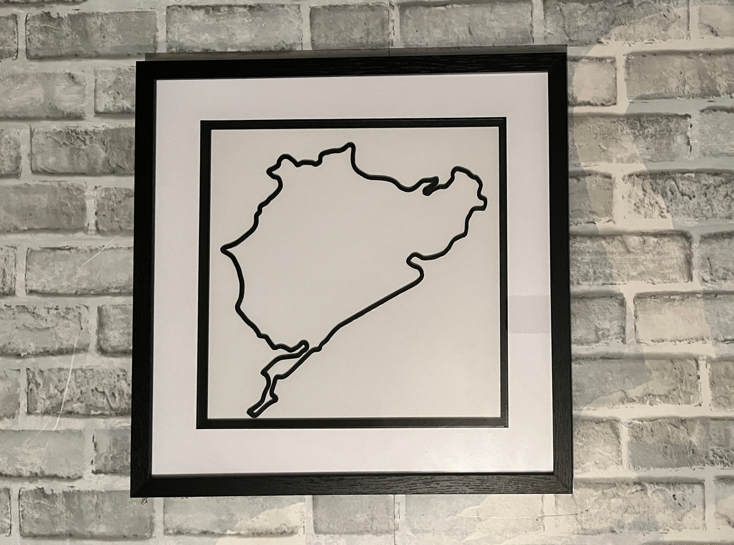 Nurburgring 3D wall art , garage wall decor