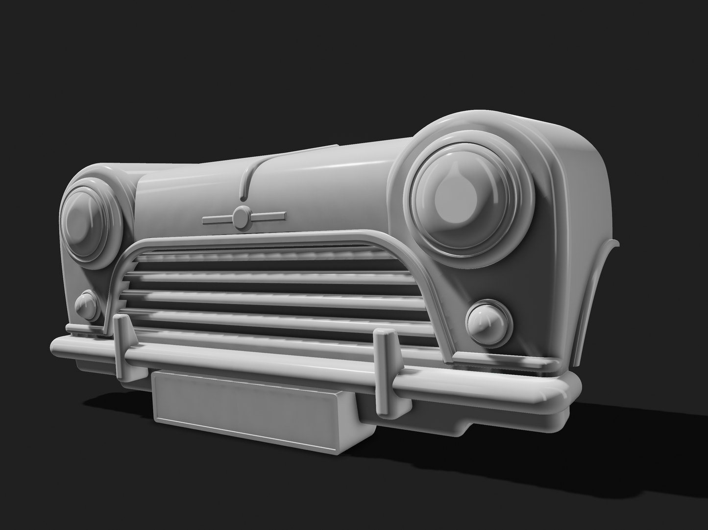 Classic MINI wall art, 3D printed sculpture, car artwork