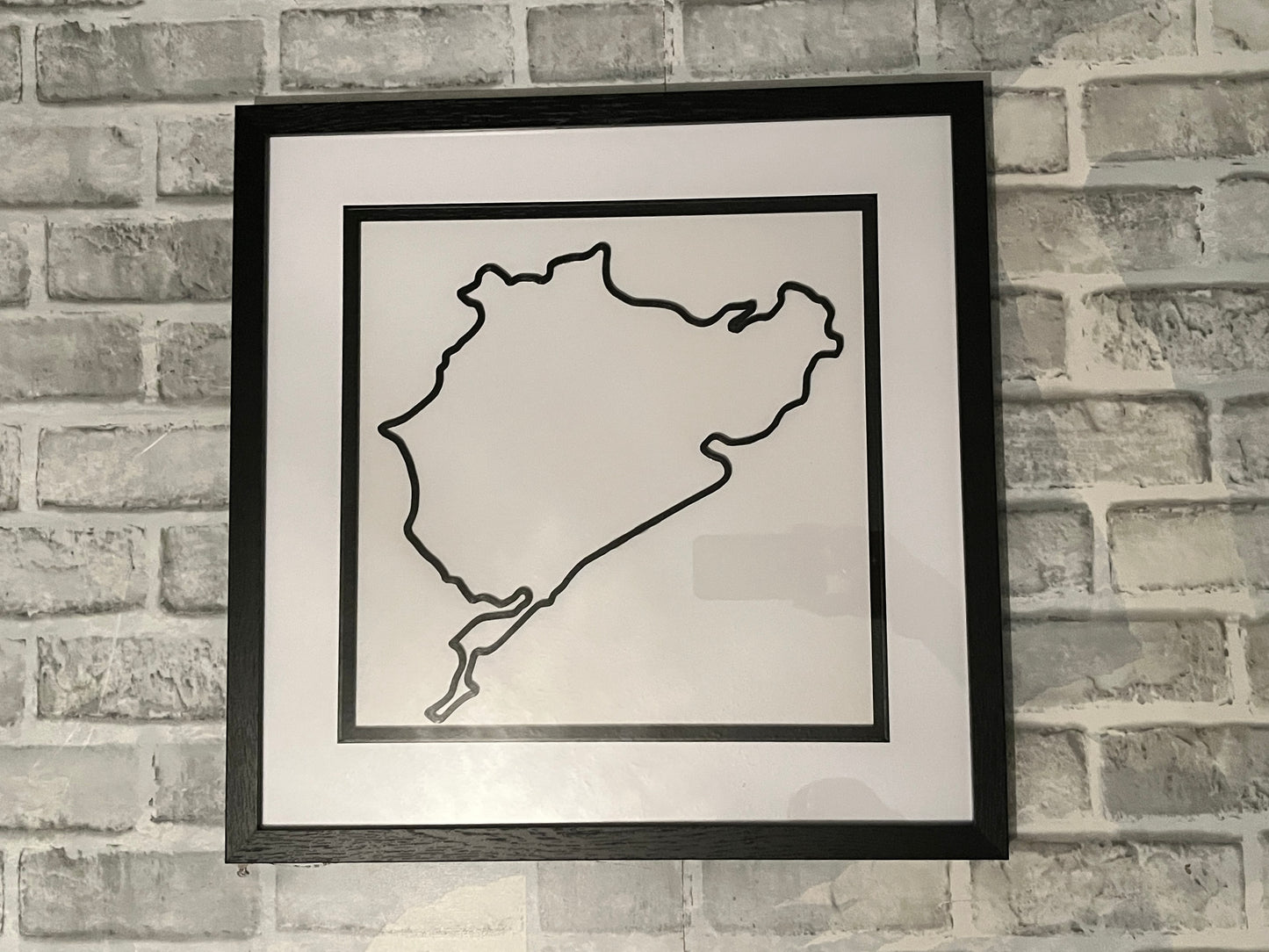 Nurburgring 3D wall art , garage wall decor