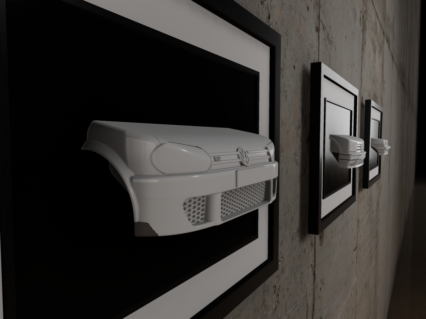 R32 GOLF MK4 wall art, 3D decor