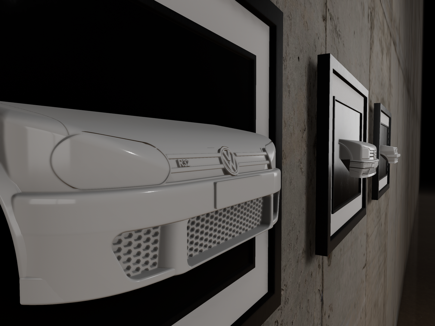 R32 GOLF MK4 wall art, 3D decor