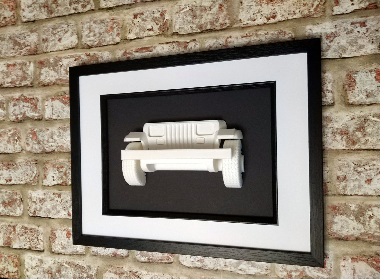 Jeep YJ 3D sculpture, Car Wall Art