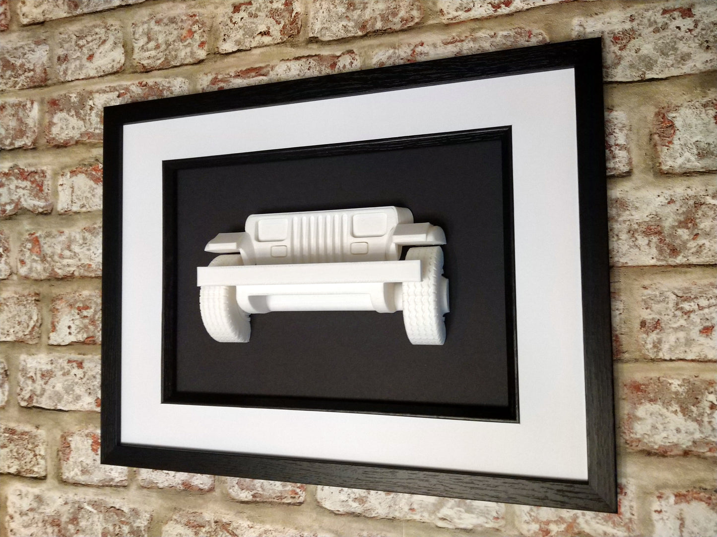 Jeep YJ 3D sculpture, Car Wall Art