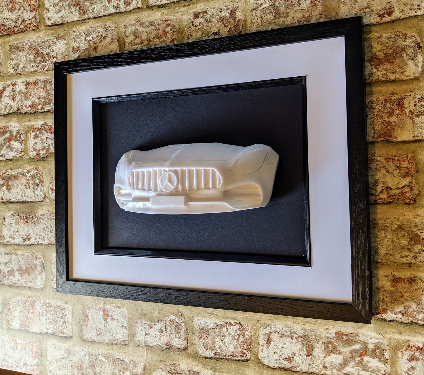 Mercedes AMG GTC 3D printed wall sculpture car art work