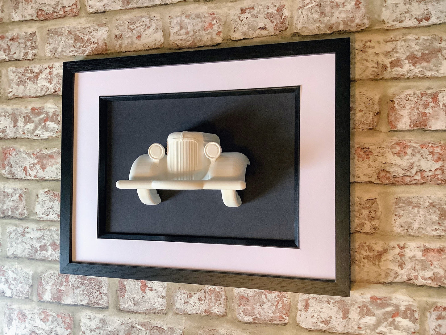 Ford model A 3D sculpture, car wall art