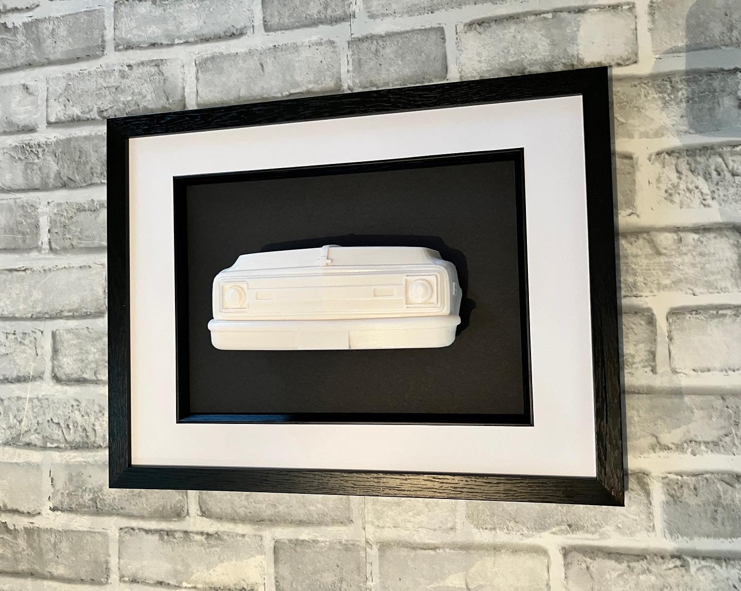 Chevy C10 wall sculpture, car artwork