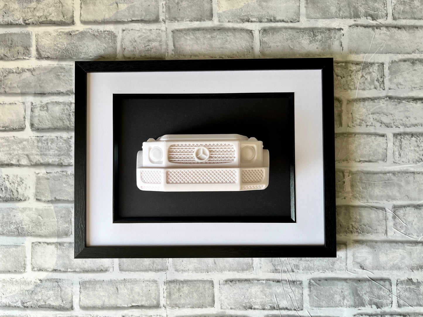 Mercedes G wagon wall decor. Car sculpture, garage decor