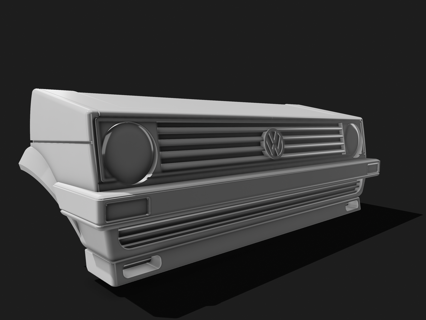 Golf MK2 GTI wall art, 3D decor, car artwork