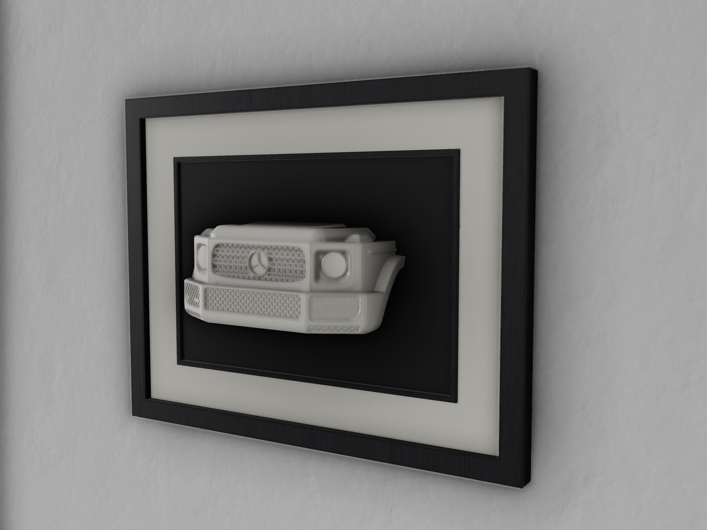 Mercedes G wagon wall decor. Car sculpture, garage decor