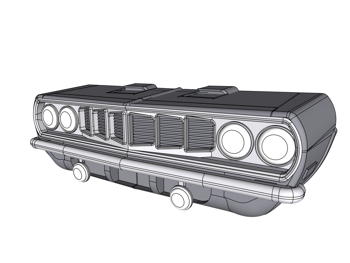 Plymouth barracuda 3D wall decor , car sculpture