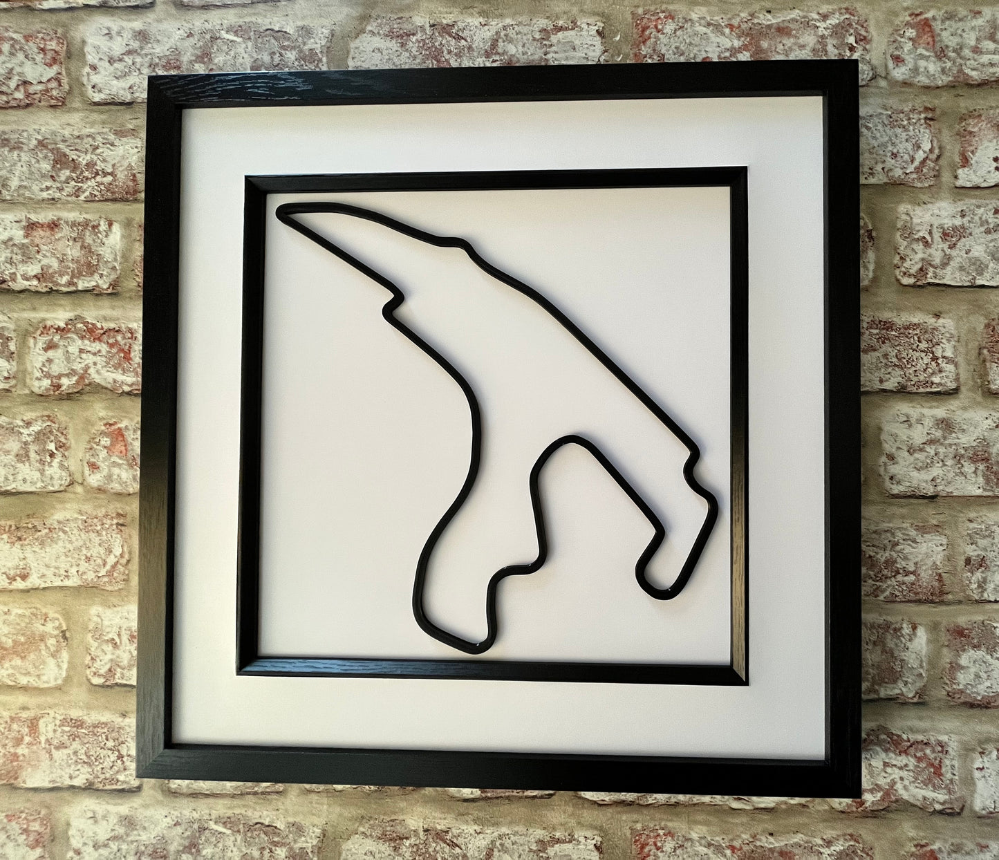 Belgian Spa F1 circuit 3D printed track art, race circuits wall decor