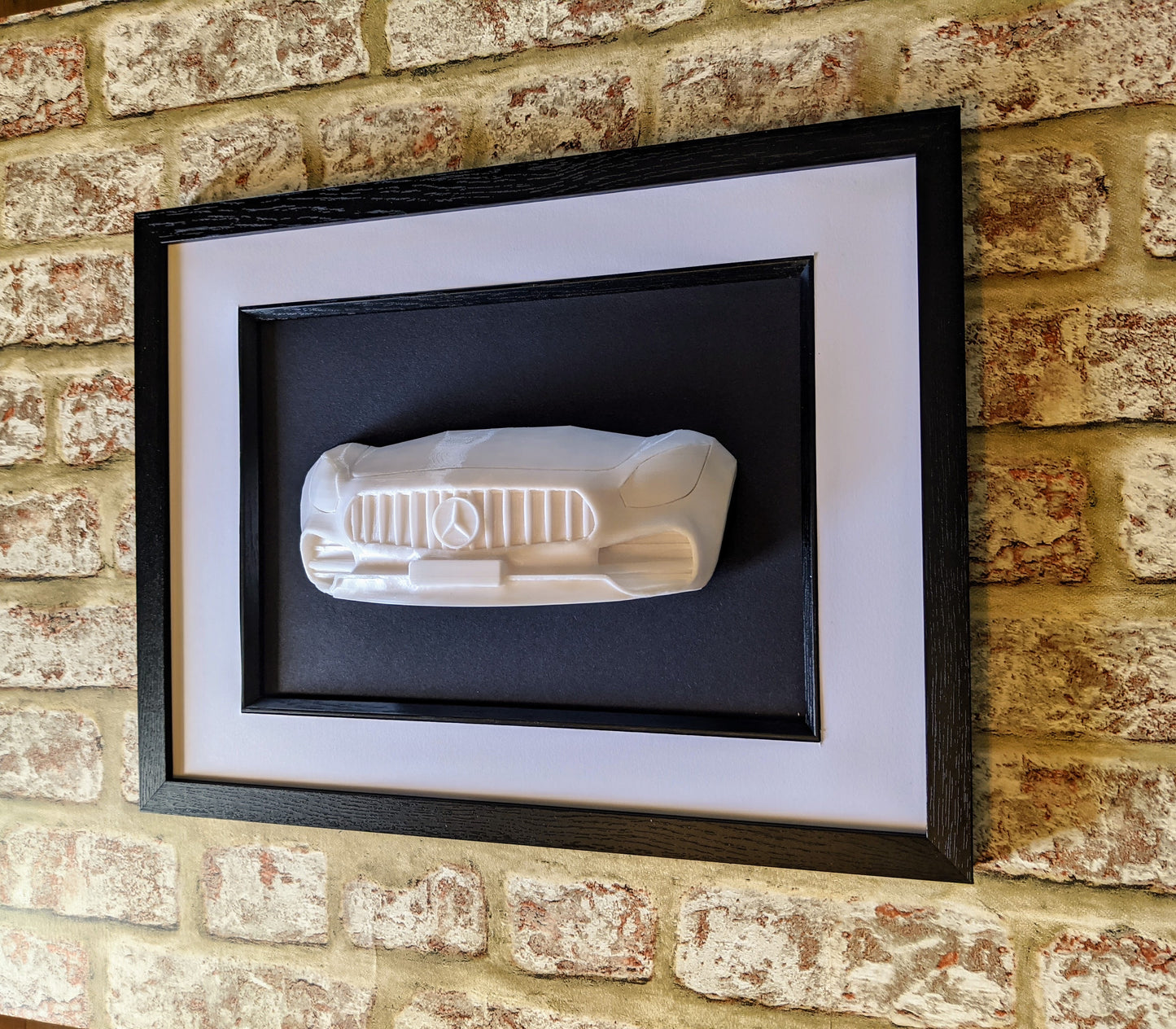 Mercedes AMG GTC 3D printed wall sculpture car art work