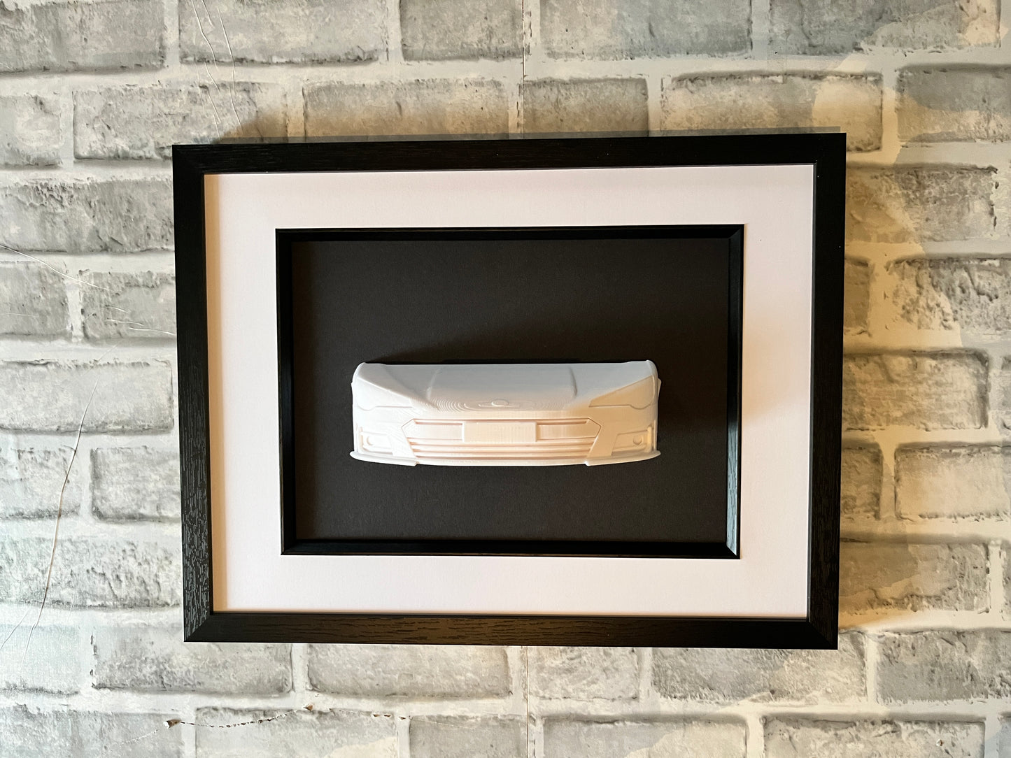 Subaru BRZ 3D printed wall sculpture car art work