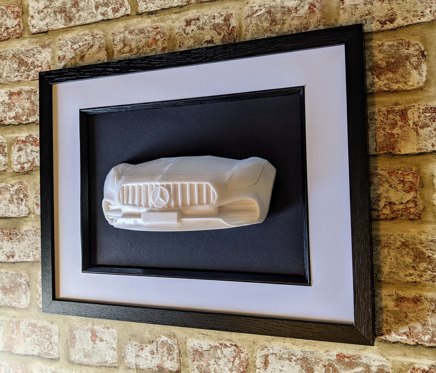 Mercedes AMG GTC 3D printed wall sculpture car art work