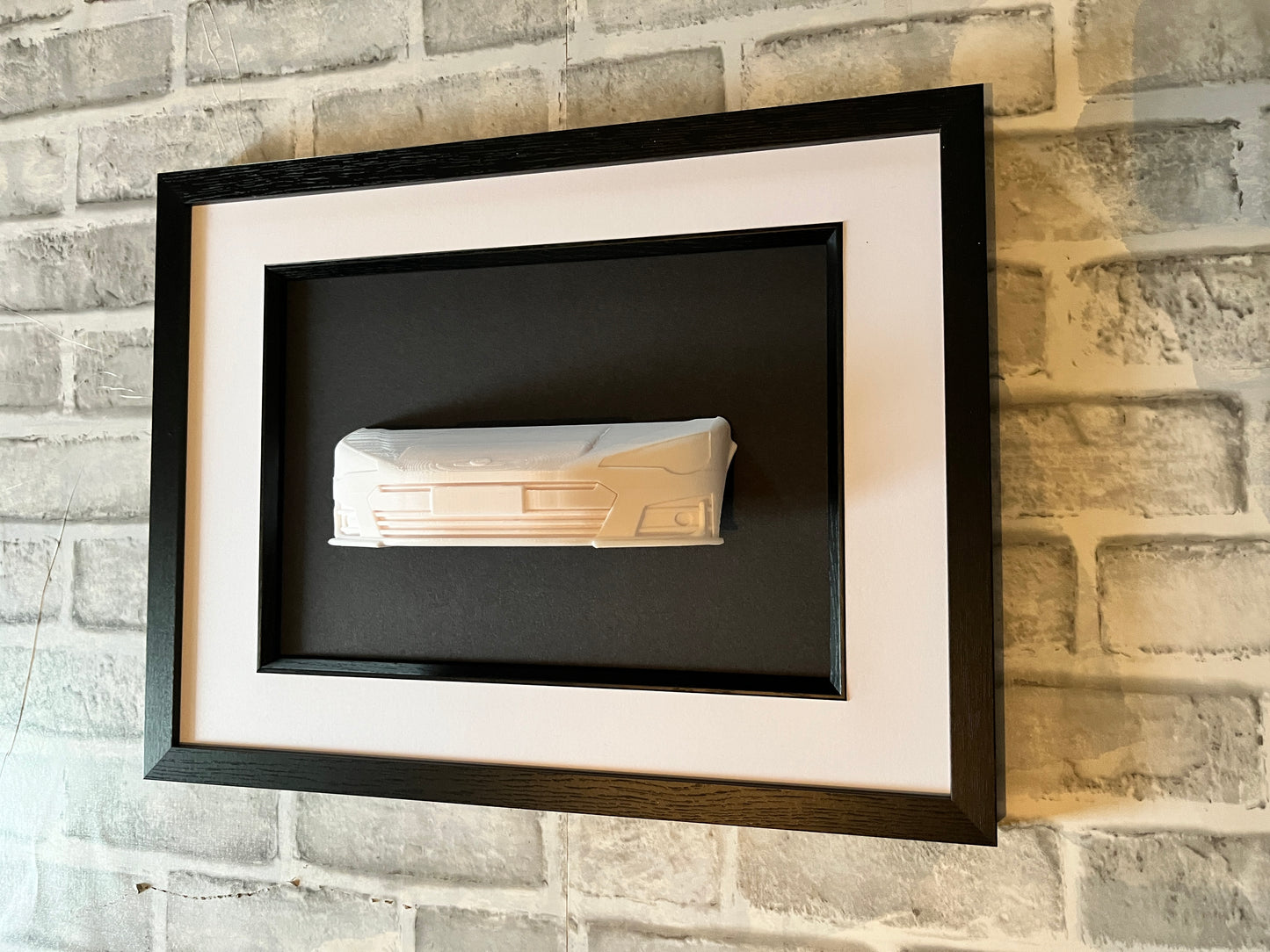 Subaru BRZ 3D printed wall sculpture car art work
