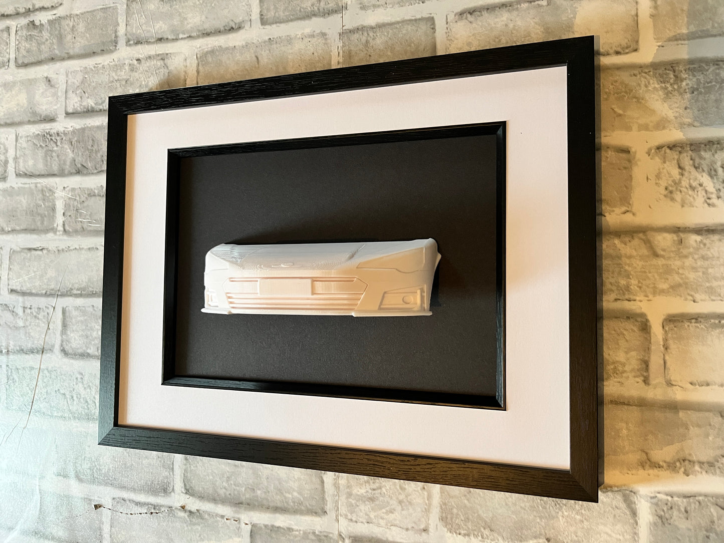 Subaru BRZ 3D printed wall sculpture car art work