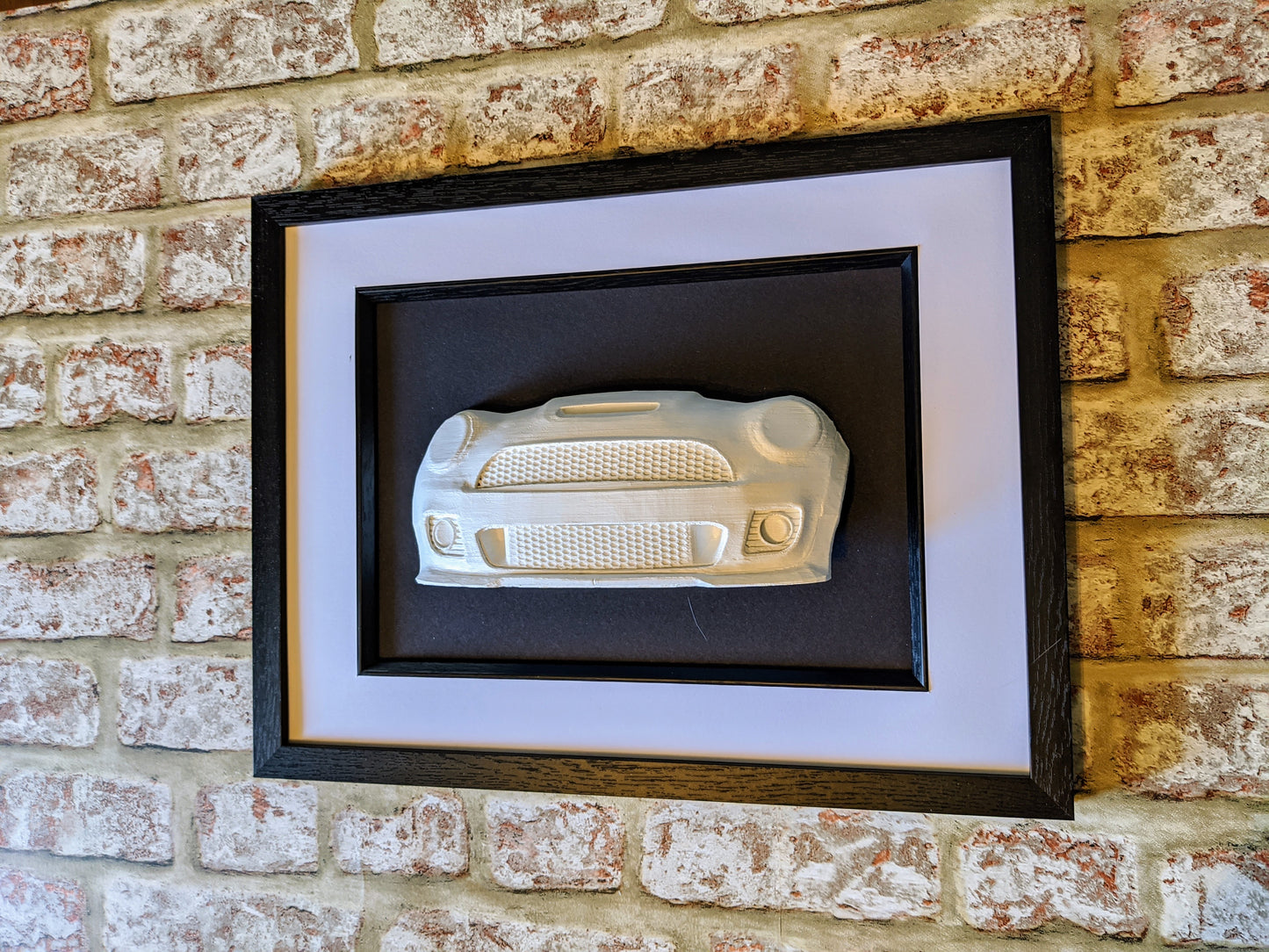 BMW MINI wall art, 3D printed sculpture, car artwork