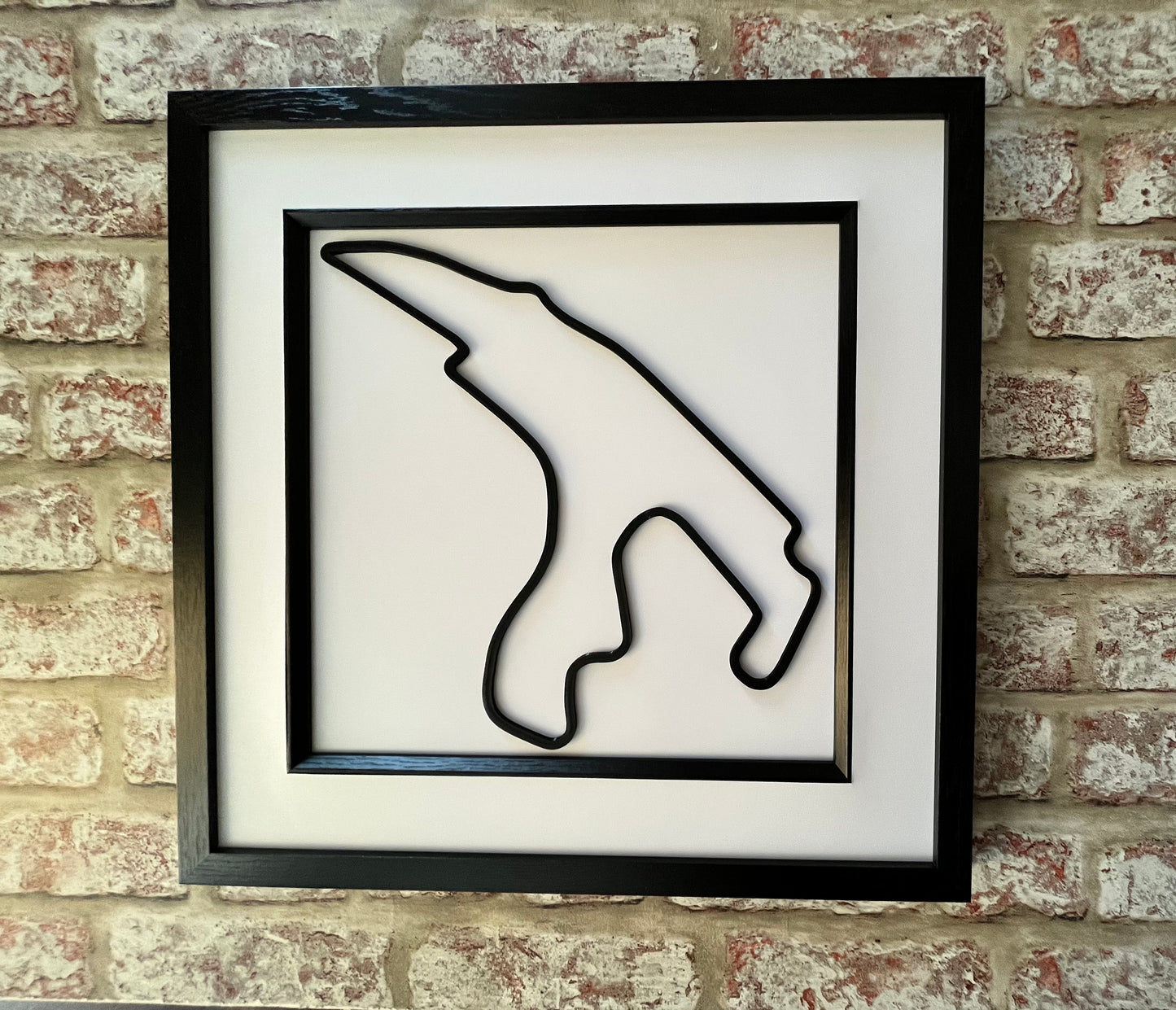 Belgian Spa F1 circuit 3D printed track art, race circuits wall decor