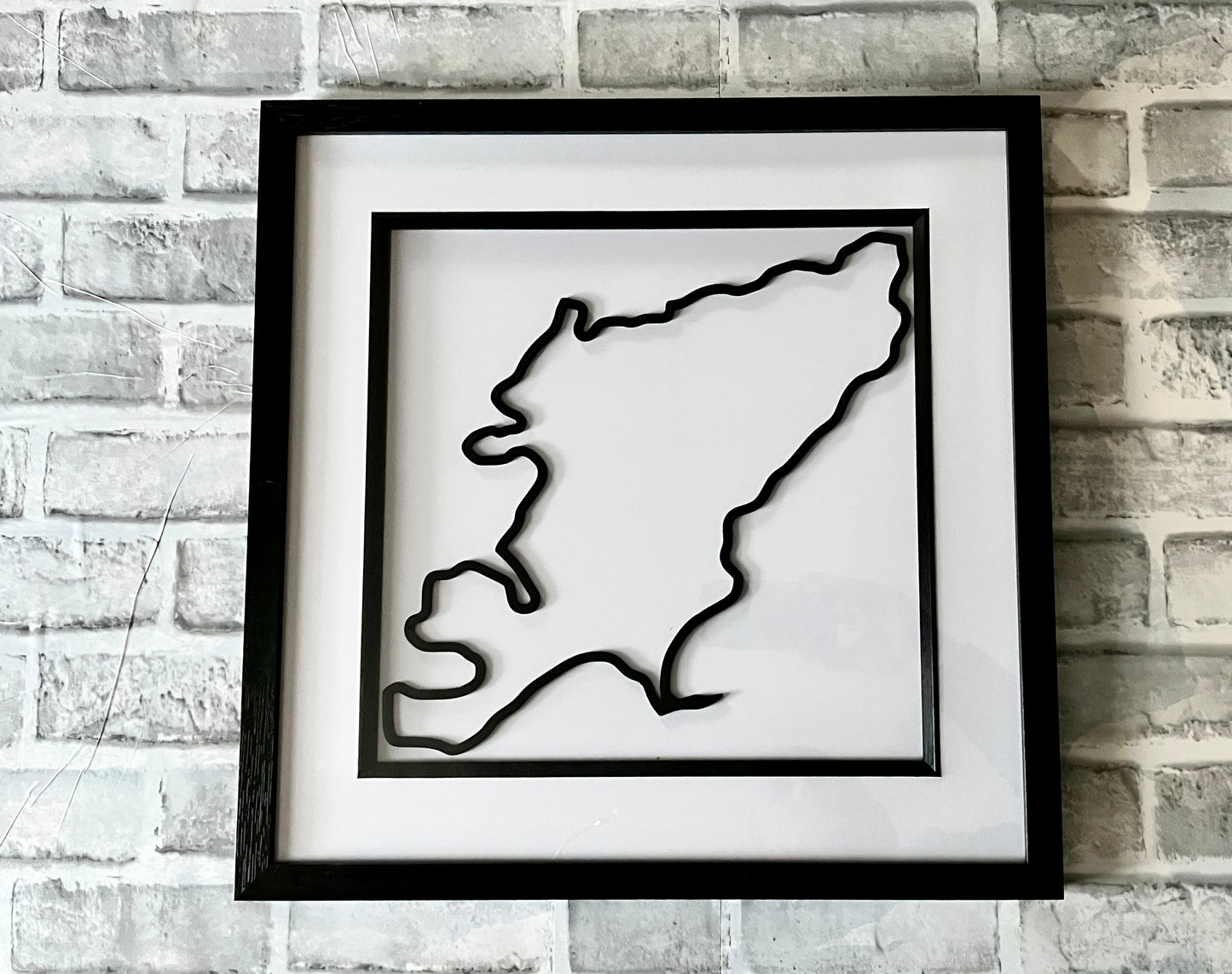 north coast 500 3D sculpture, garage wall decor