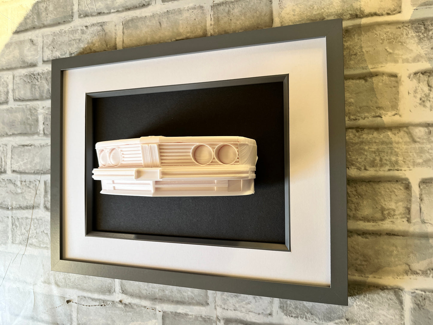 BMW 635CSI 3D printed wall sculpture car art work