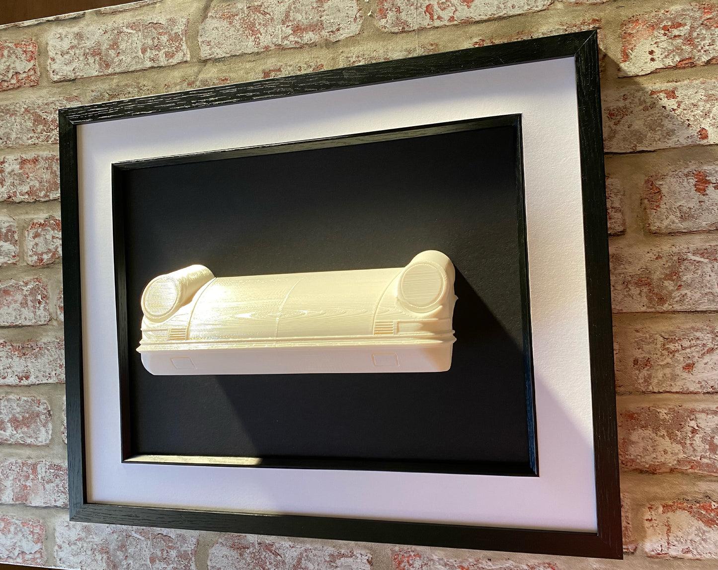 Porsche 911 wall art , 3D printed sculpture, Garage decor