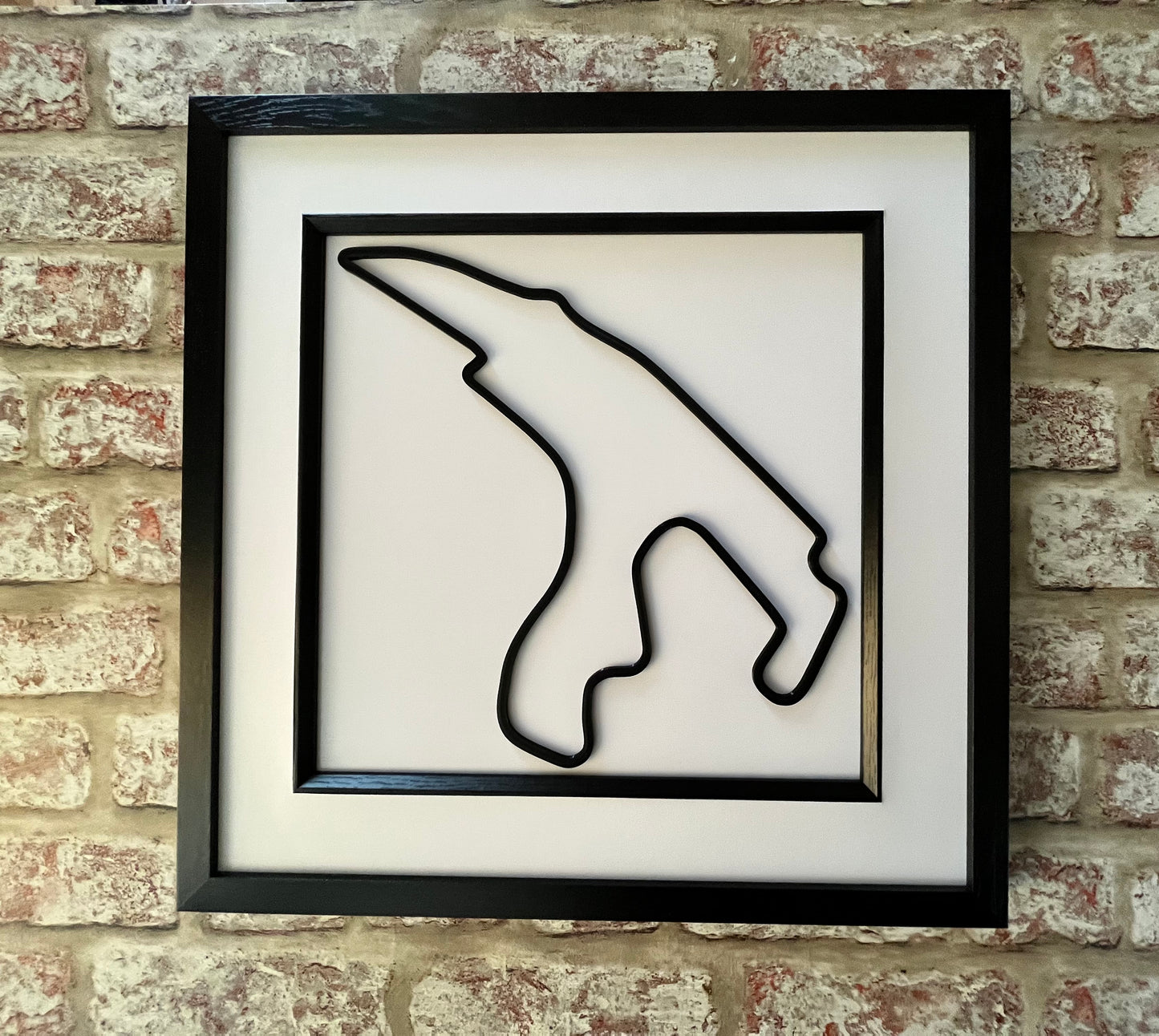 Belgian Spa F1 circuit 3D printed track art, race circuits wall decor