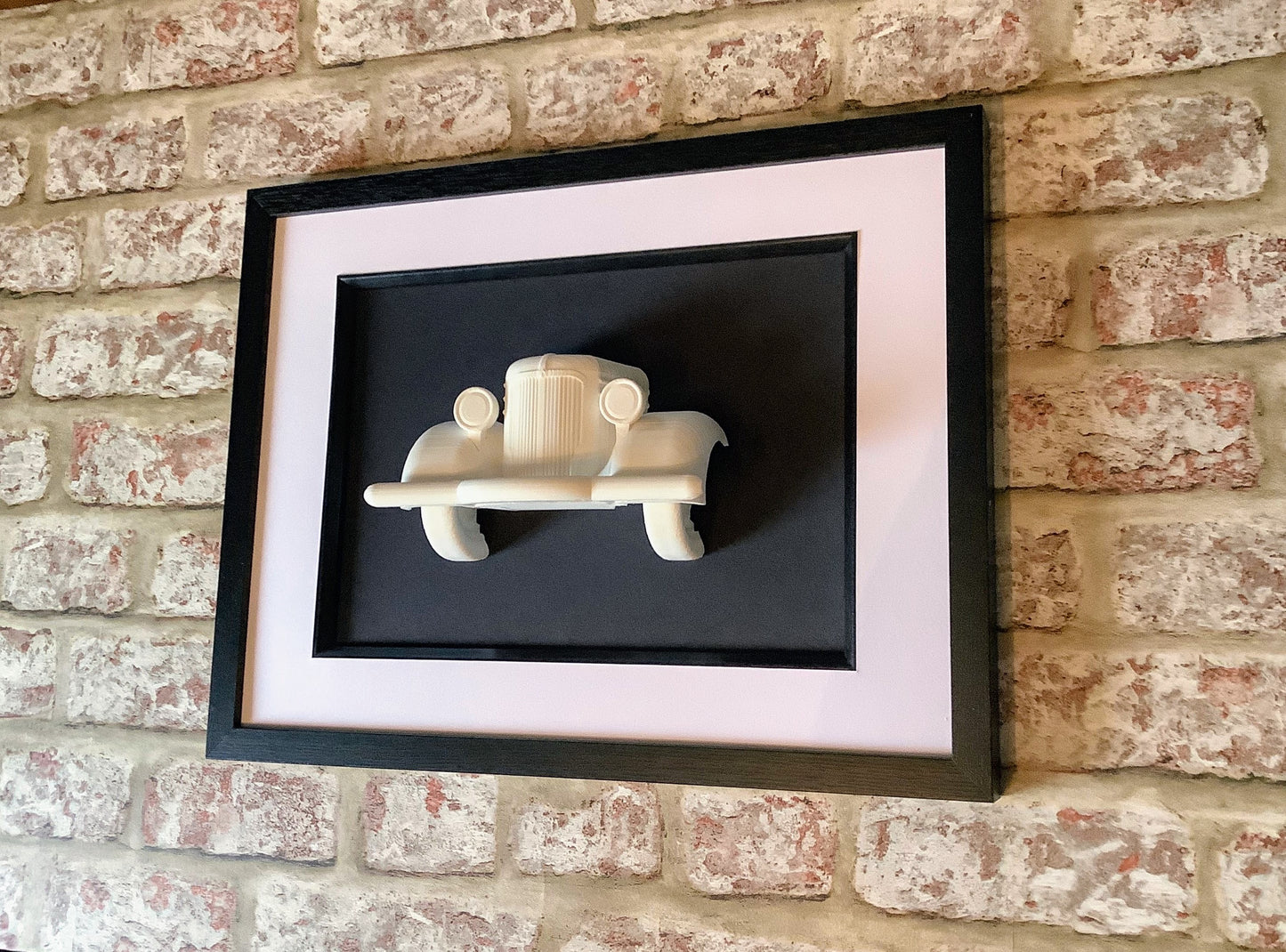 Ford model A 3D sculpture, car wall art