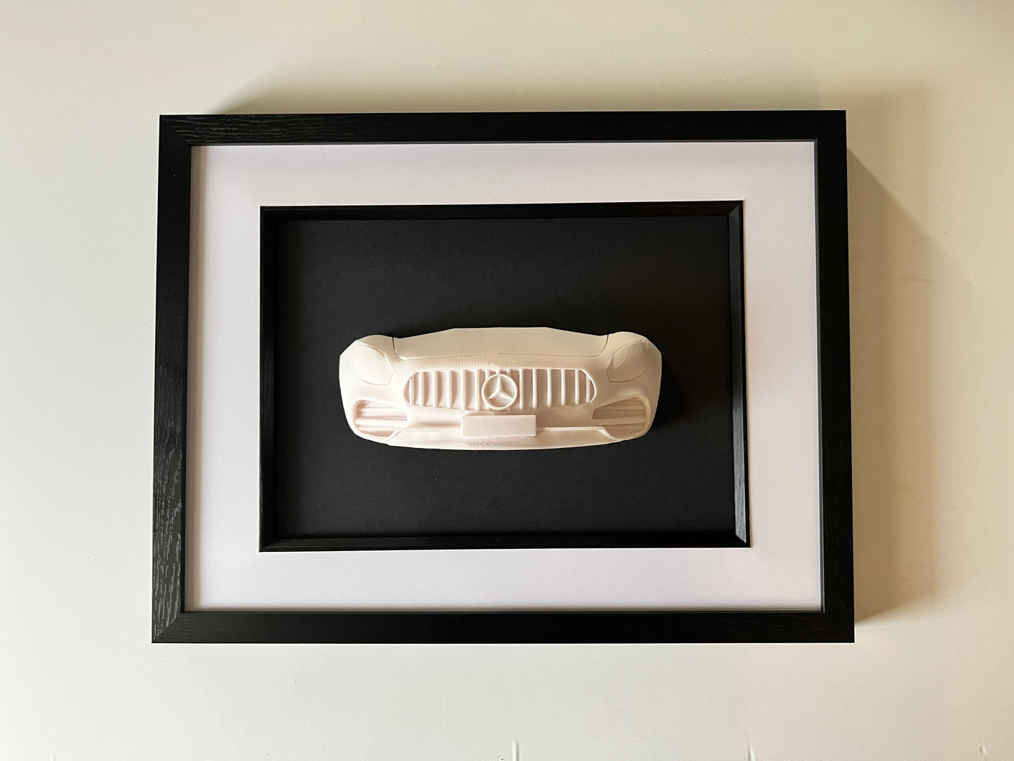 Mercedes AMG GTC 3D printed wall sculpture car art work