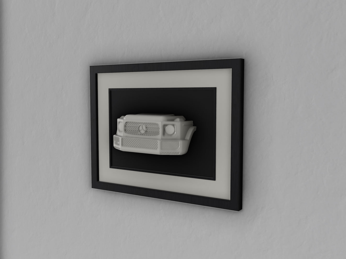 Mercedes G wagon wall decor. Car sculpture, garage decor