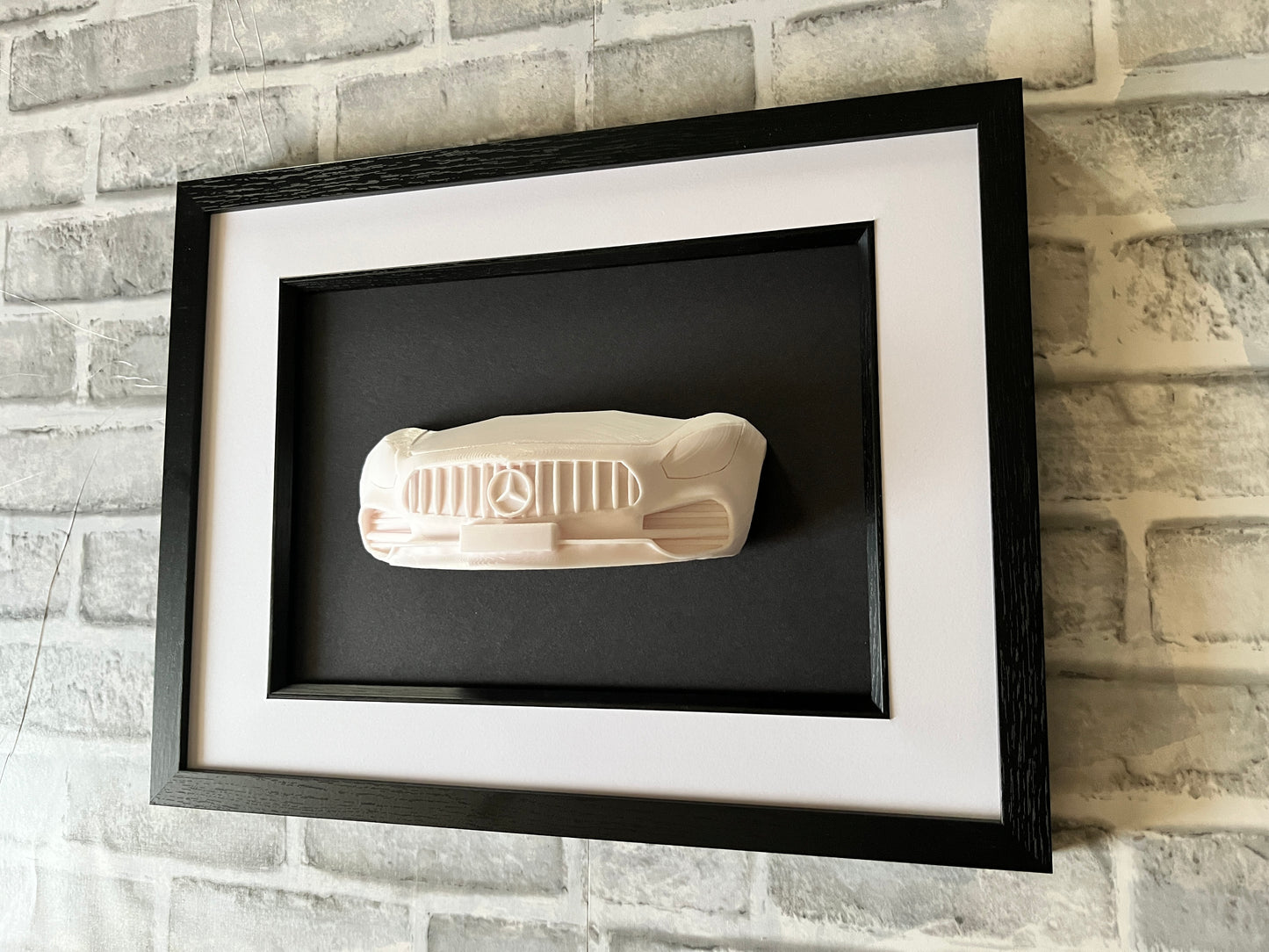 Mercedes AMG GTC 3D printed wall sculpture car art work