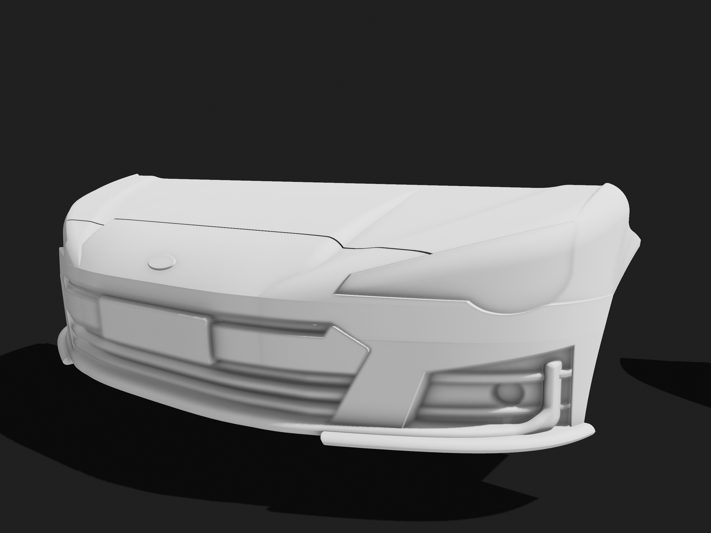 Subaru BRZ 3D printed wall sculpture car art work