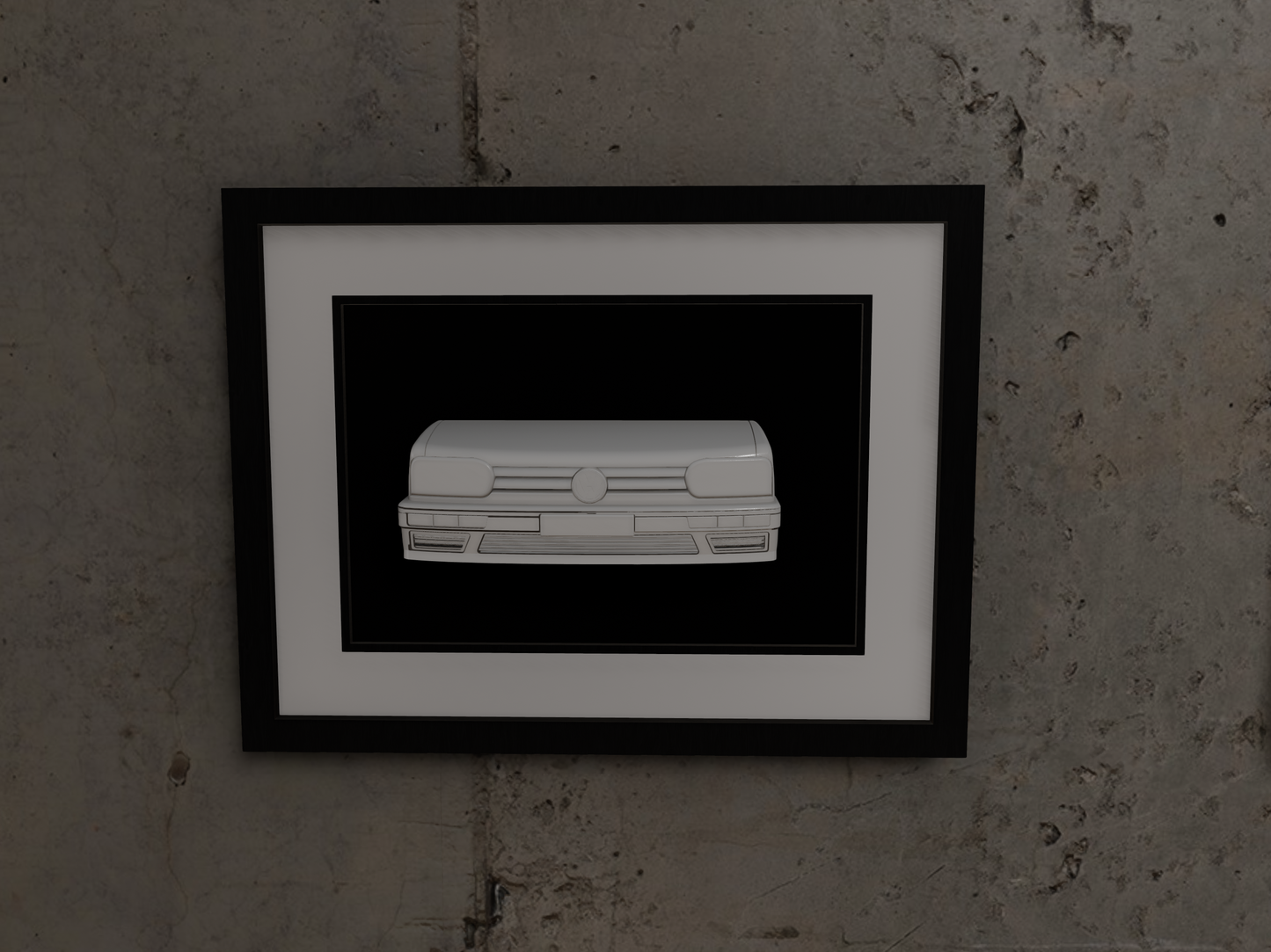 Golf GTI MK3 wall art, 3D decor