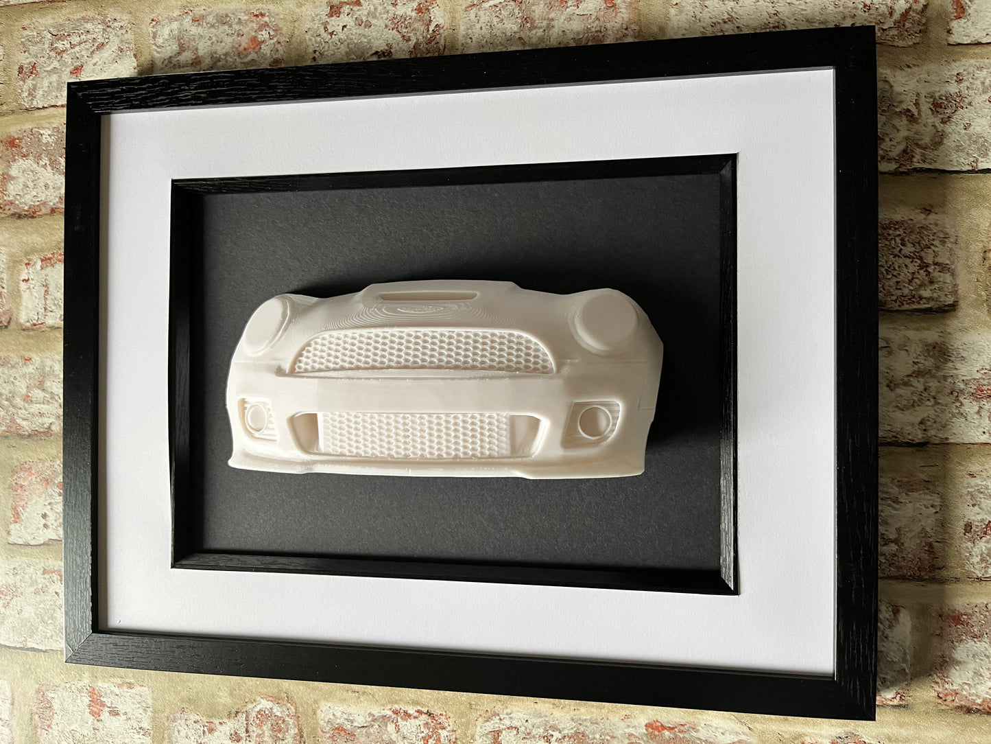 BMW MINI wall art, 3D printed sculpture, car artwork