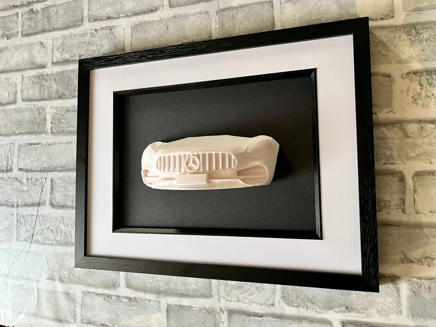 Mercedes AMG GTC 3D printed wall sculpture car art work
