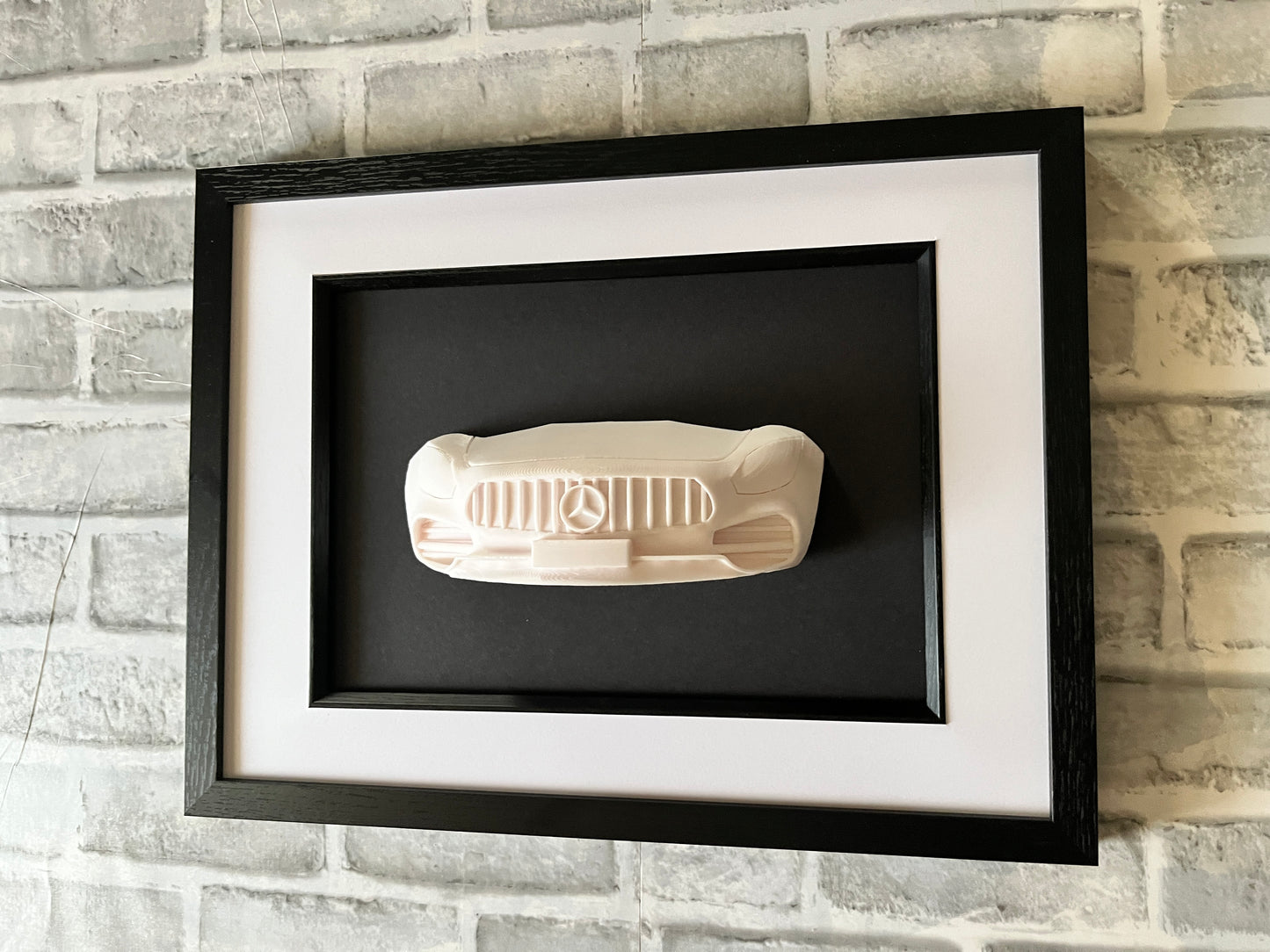 Mercedes AMG GTC 3D printed wall sculpture car art work