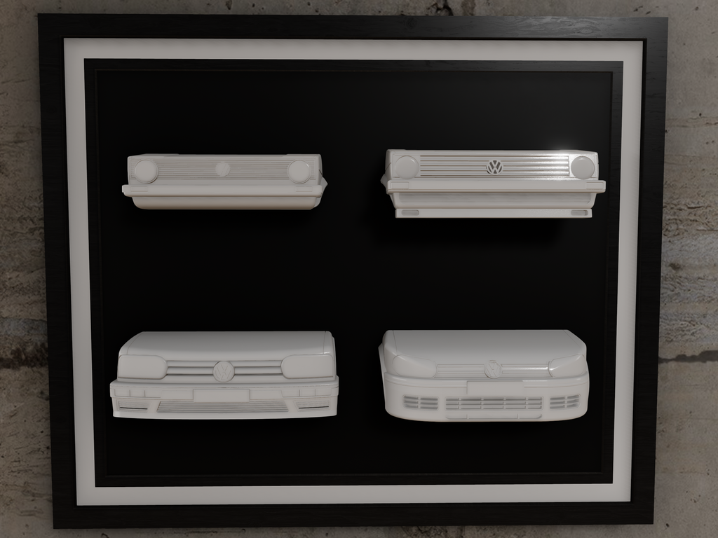 Golf GTI collection 3D wall sculpture, car artwork