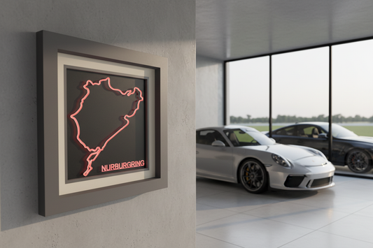 Nurburgring  3D wall art , garage wall decor