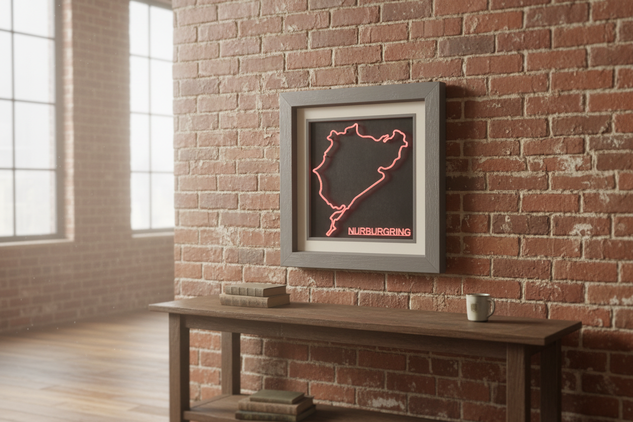 Nurburgring  3D wall art , garage wall decor