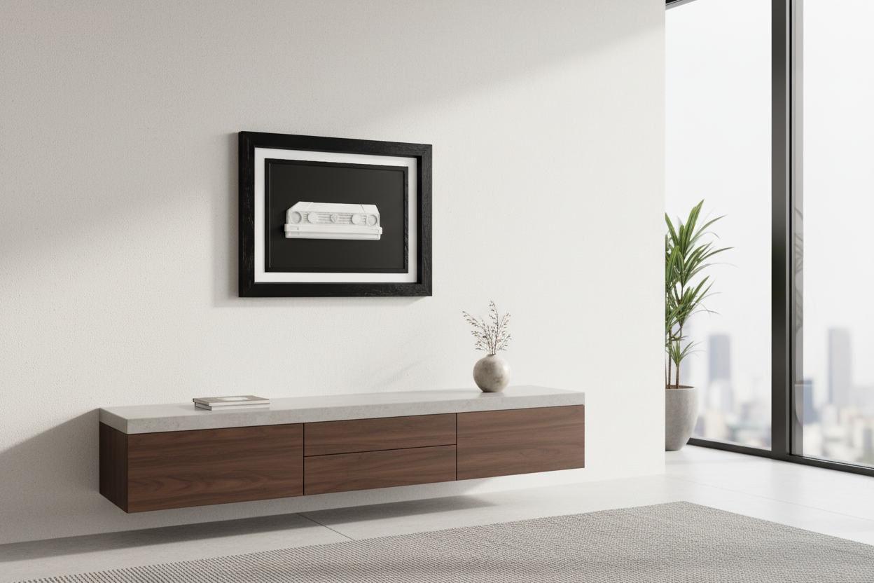 Golf MK2 GTI wall art, 3D decor, car artwork