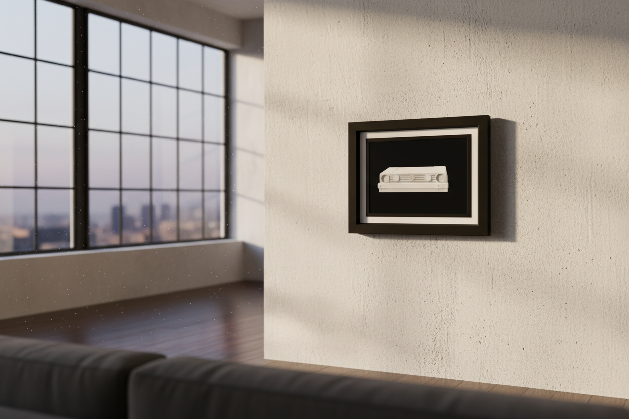 Golf MK2 GTI wall art, 3D decor, car artwork